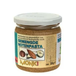Beleg<Monki 6x Gemalen Notenpasta met Zout Bio 330 gr