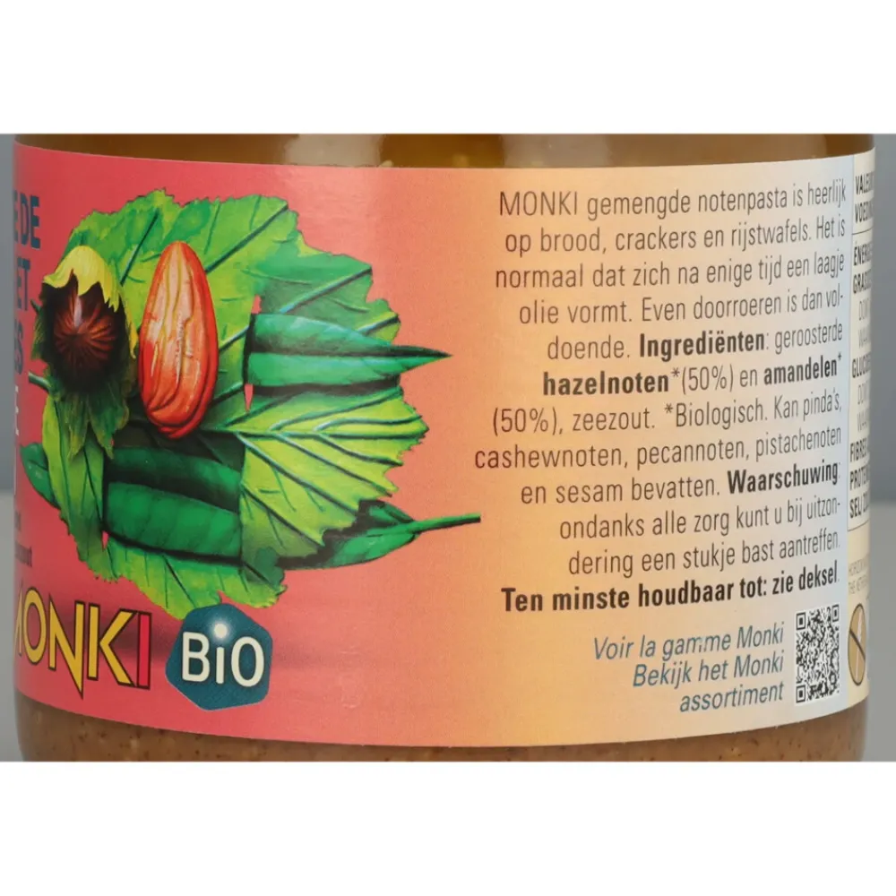 Beleg<Monki 6x Gemalen Notenpasta met Zout Bio 330 gr