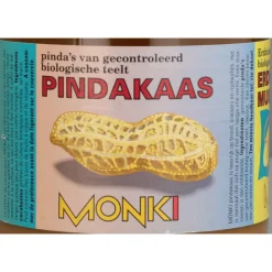 6x Pindakaas met Zout Bio 330 gr^Monki New
