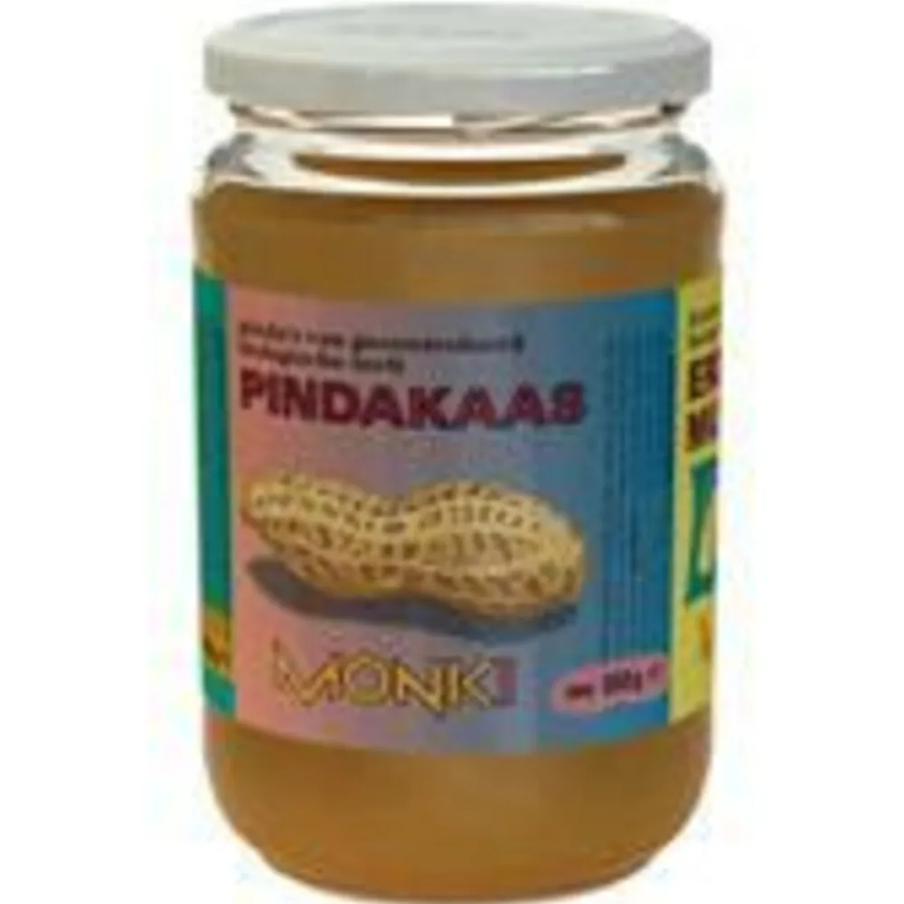 6x Pindakaas met Zout Bio 650 gr^Monki Best