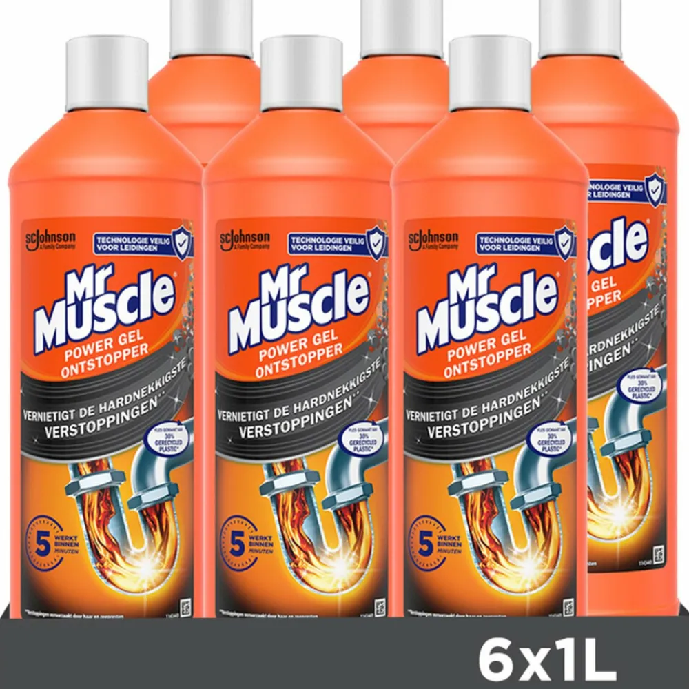 Best 6x Power Gel Ontstopper 1000 ml Speciaal Reinigers|Badkamerartikelen