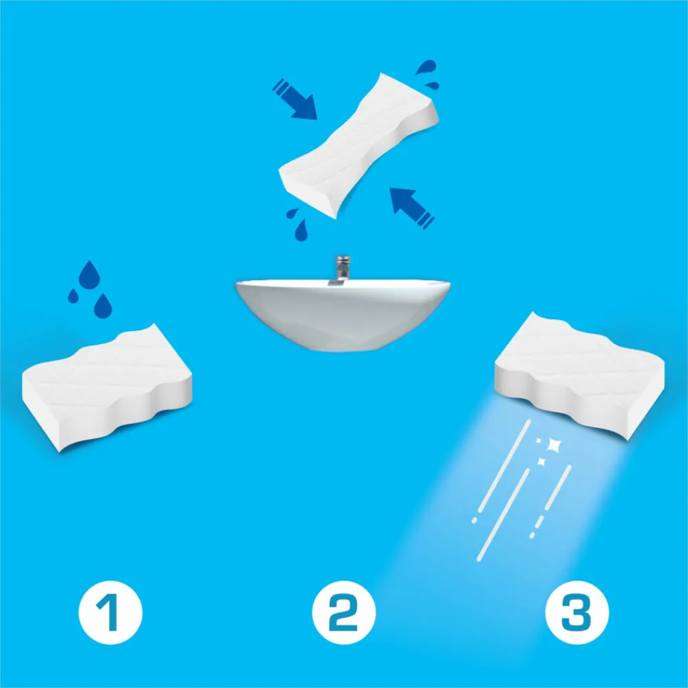 Sponzen|Allesreiniger<Mr. Propre 3x Schoonmaakmiddel Wondergum Original 3 Stuks