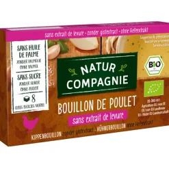 Soepen & Sauzen|Glutenvrij<Natur Compagnie 12x Kippenbouillon Glutenvrij Bio 8 stuks