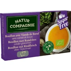 12x Runderbouillon Glutenvrij Bio 8 stuks^Natur Compagnie Discount