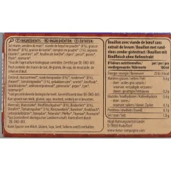 12x Runderbouillon Glutenvrij Bio 8 stuks^Natur Compagnie Discount