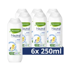 New 6x Baby Shampoo Parfumvrij 250 ml Bad & Douche