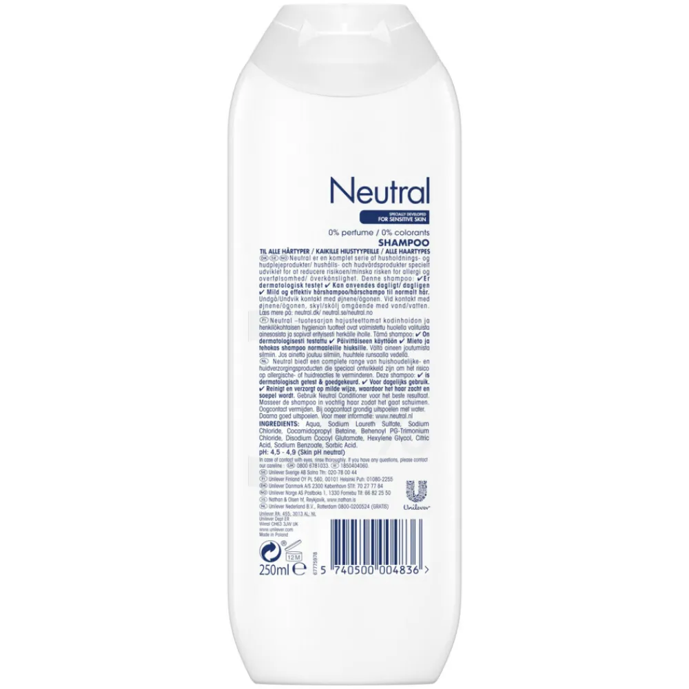 Outlet 6x Shampoo Normaal 250 ml Shampoo