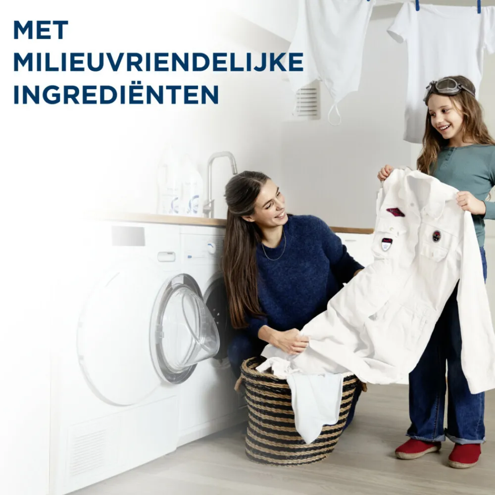 4x Waspoeder Wit 18 Wasbeurten 1,187 kg^Neutral