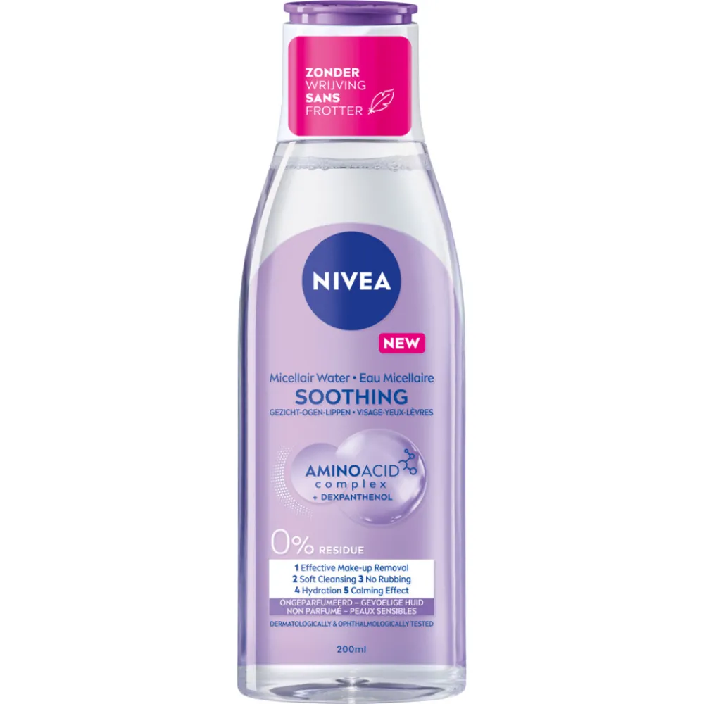 6x 0% Residu Micellair Water Gevoelige Huid 200 ml^NIVEA Clearance
