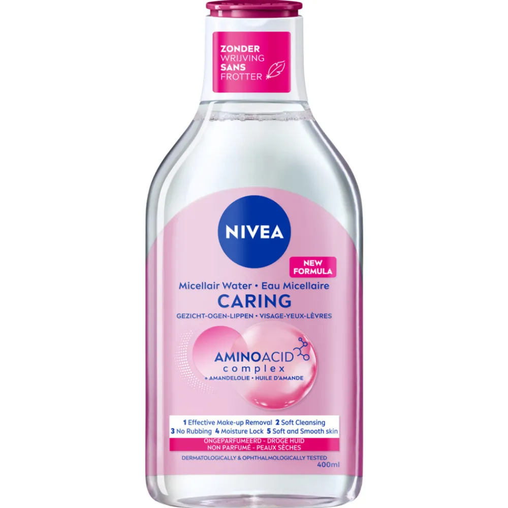 Make-Up Remover|Reiniging<NIVEA 5x 0% Residu Micellair Water Droge Huid 400 ml