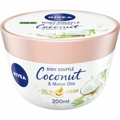 3x Body Souffle Coconut en Monoi Olie 200 ml^NIVEA Online