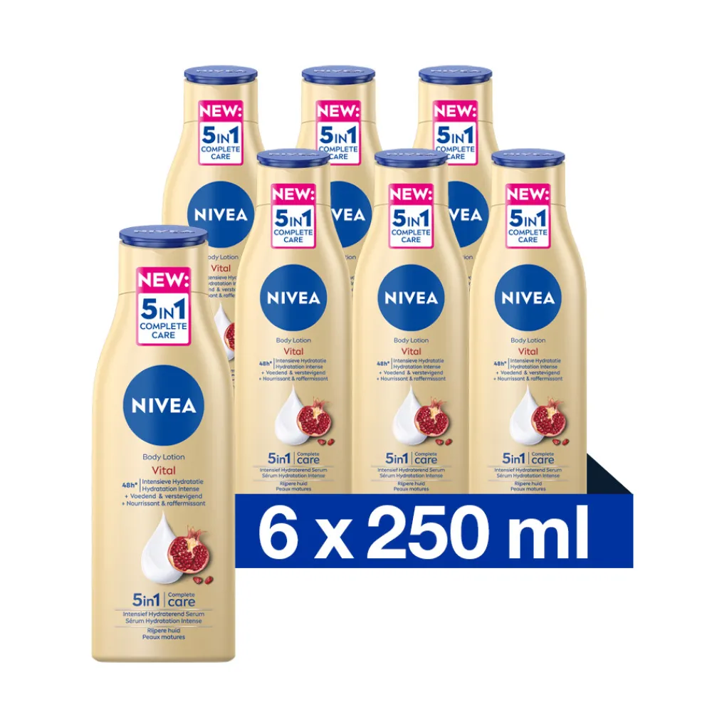 6x Bodylotion Vital 250 ml^NIVEA