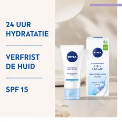 3x Dagcrème Hydraterend SPF 15 50 ml^NIVEA Outlet