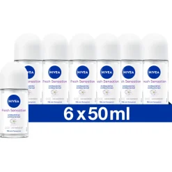Deodorant<NIVEA 6x Deodorant Roller Fresh Sensation 50 ml