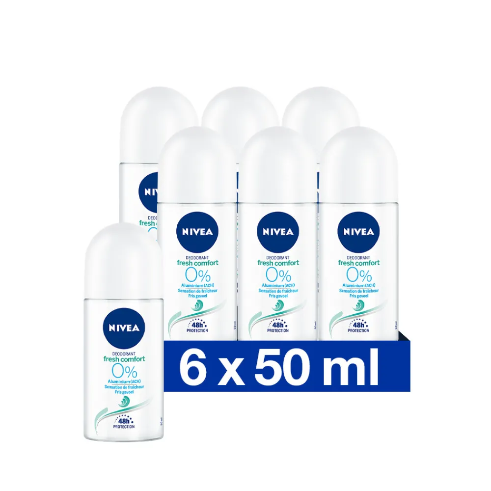 6x Deodorant Roller Fresh Comfort 50 ml^NIVEA Online