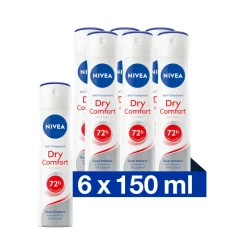 Best 6x Deodorant Spray Dry Comfort 150 ml Deodorant