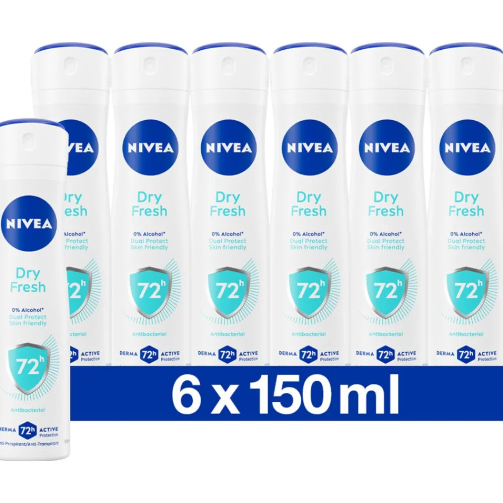 Deodorant<NIVEA 6x Deodorant Spray Dry Fresh 150 ml