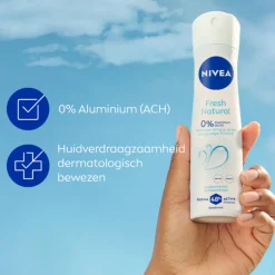 Deodorant<NIVEA 6x Deodorant Spray Fresh Natural 150 ml