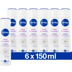 Deodorant<NIVEA 6x Deodorant Spray Fresh Sensation 150 ml