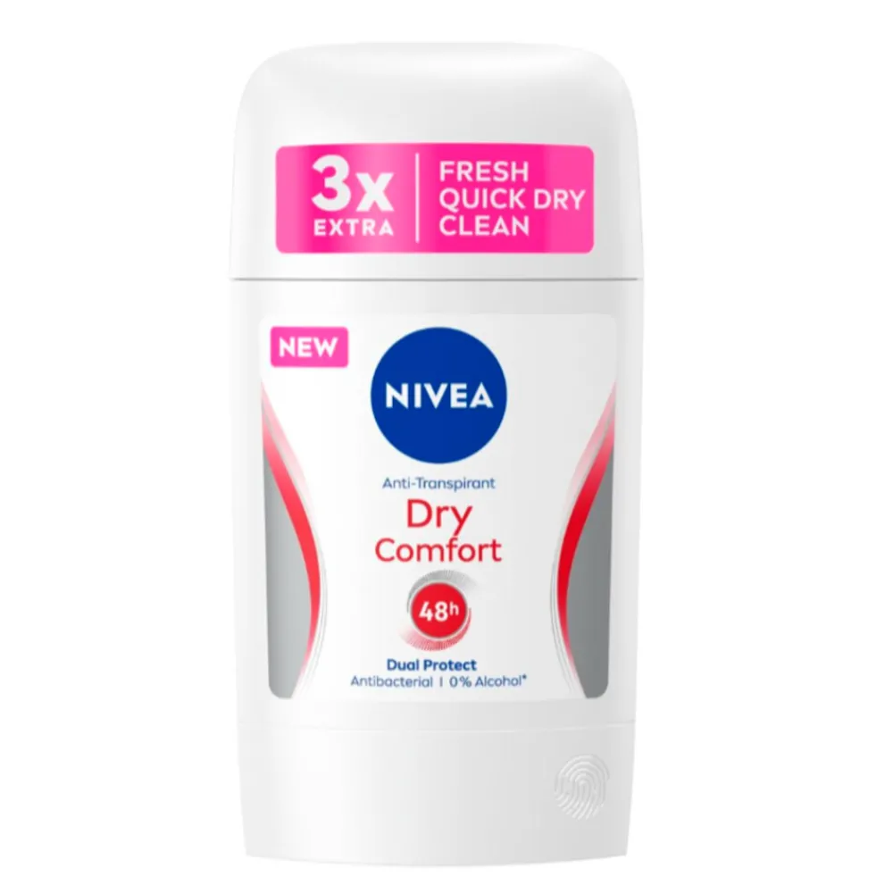 Deodorant<NIVEA 5x Deodorant Stick Dry Comfort 40 ml
