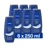 6x Douchecrème Care 250 ml^NIVEA Best