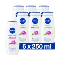 Discount 6x Douchecrème Cashmere & Cotton Seed Oil 250 ml Bad & Douche