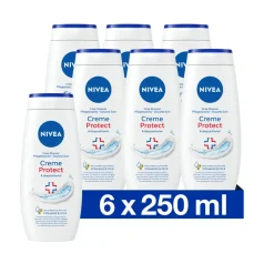 Online 6x Douchecrème Protect 250 ml Bad & Douche