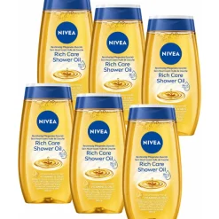 Bad & Douche<NIVEA 6x Doucheolie Rich Caring 200 ml