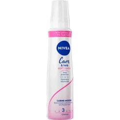 Haarstyling<NIVEA 6x Haarmousse Care & Hold Soft Touch 250 ml