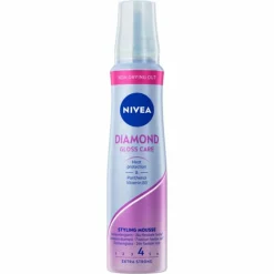 Haarstyling<NIVEA 6x Haarmousse Diamond Gloss 150 ml