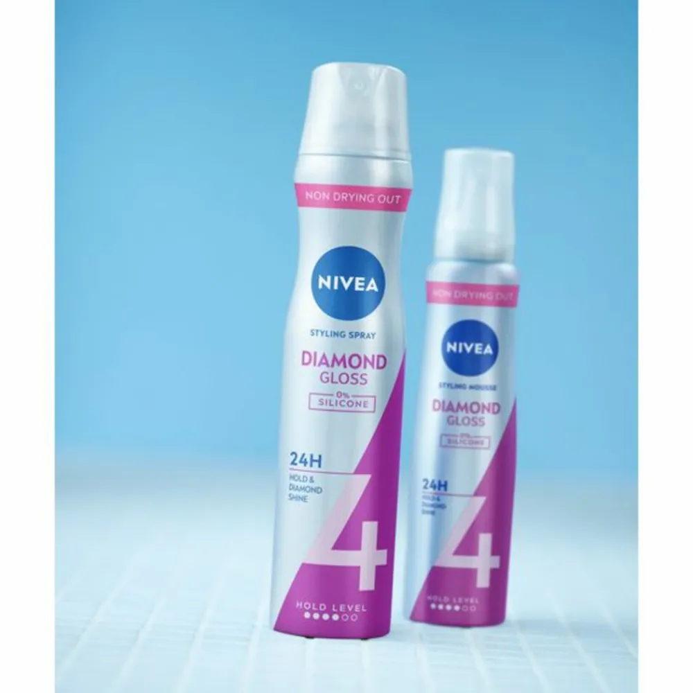 6x Haarspray Diamond Gloss Care 250 ml^NIVEA Hot