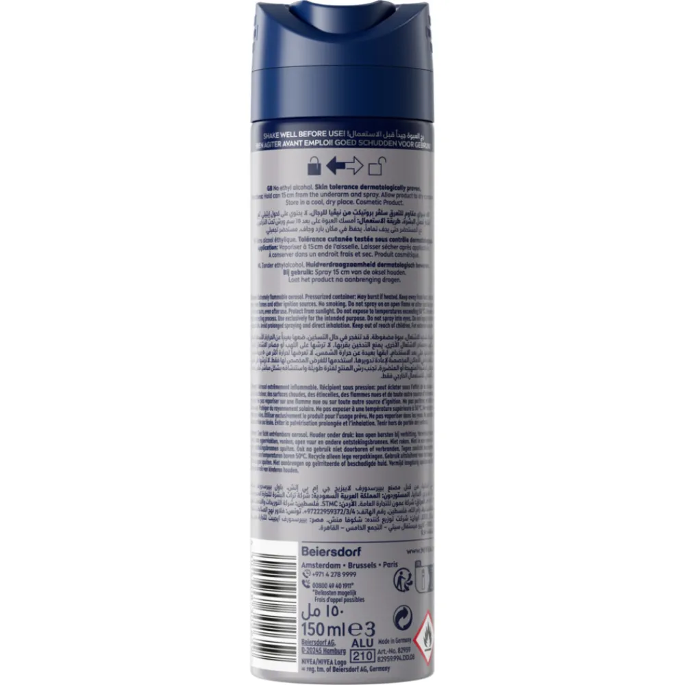 6x Deodorant Spray Silver Protect 150 ml^NIVEA Men Clearance