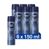 Best 6x Deodorant Spray Silver Protect Polar Blue 150 ml Deodorant