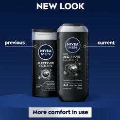 6x Douchegel Active Clean 250 ml^NIVEA Men Online