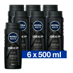 Hot 6x Douchegel Deep Clean 500 ml Bad & Douche