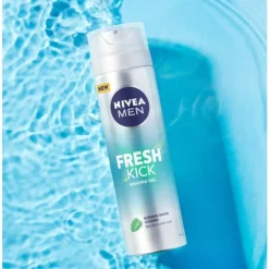 Scheren & Ontharen<NIVEA Men 6x Scheergel Fresh Kick 200 ml