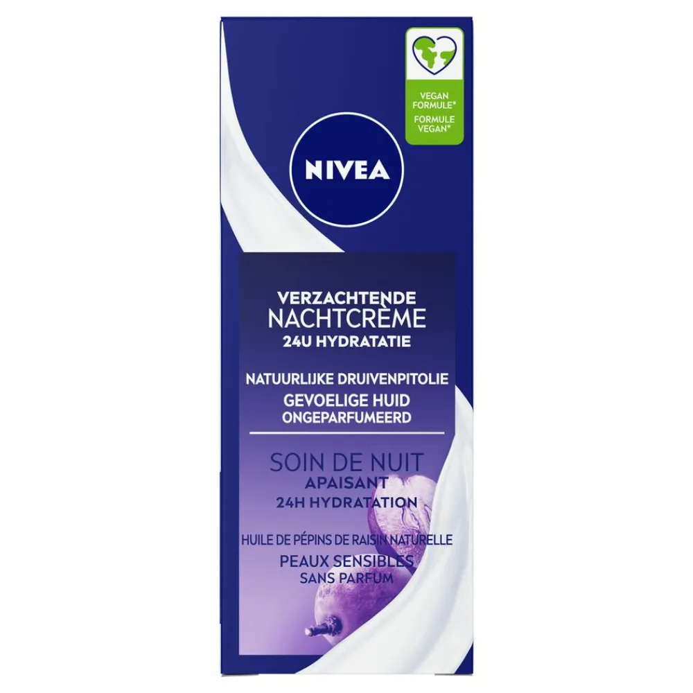Dag- & Nachtcrème<NIVEA 3x Nachtcrème Verzachtend 50 ml