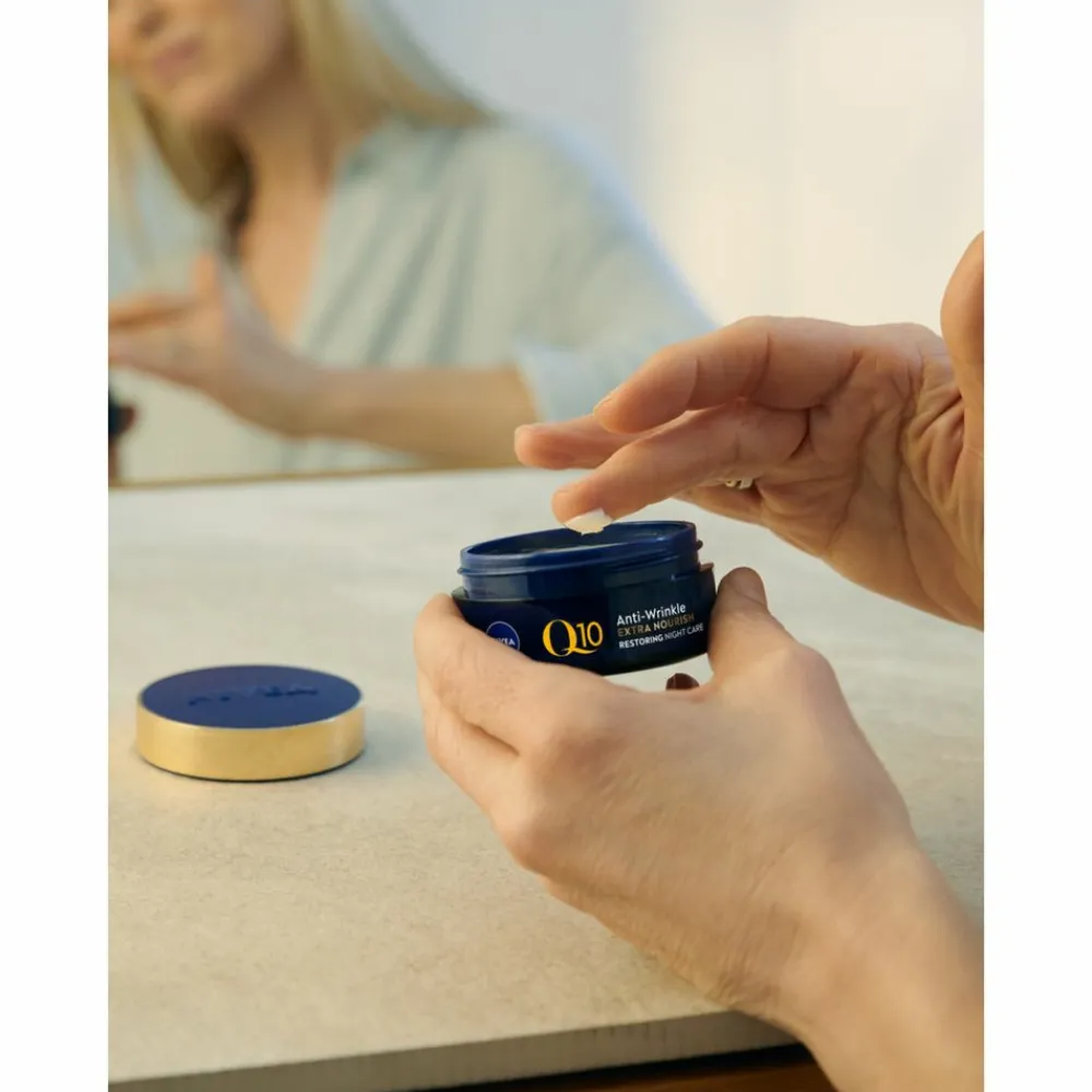 Dag- & Nachtcrème<NIVEA 3x Q10 Nachtcrème Anti-Rimpel Extra Voedend 50 ml