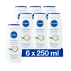 Bad & Douche<NIVEA 6x Soft Care Douchegel Coconut & Jojoba Oil 250 ml