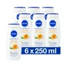 Bad & Douche<NIVEA 6x Soft Care Douchegel Apricot en Apricot Seed Oil 250 ml