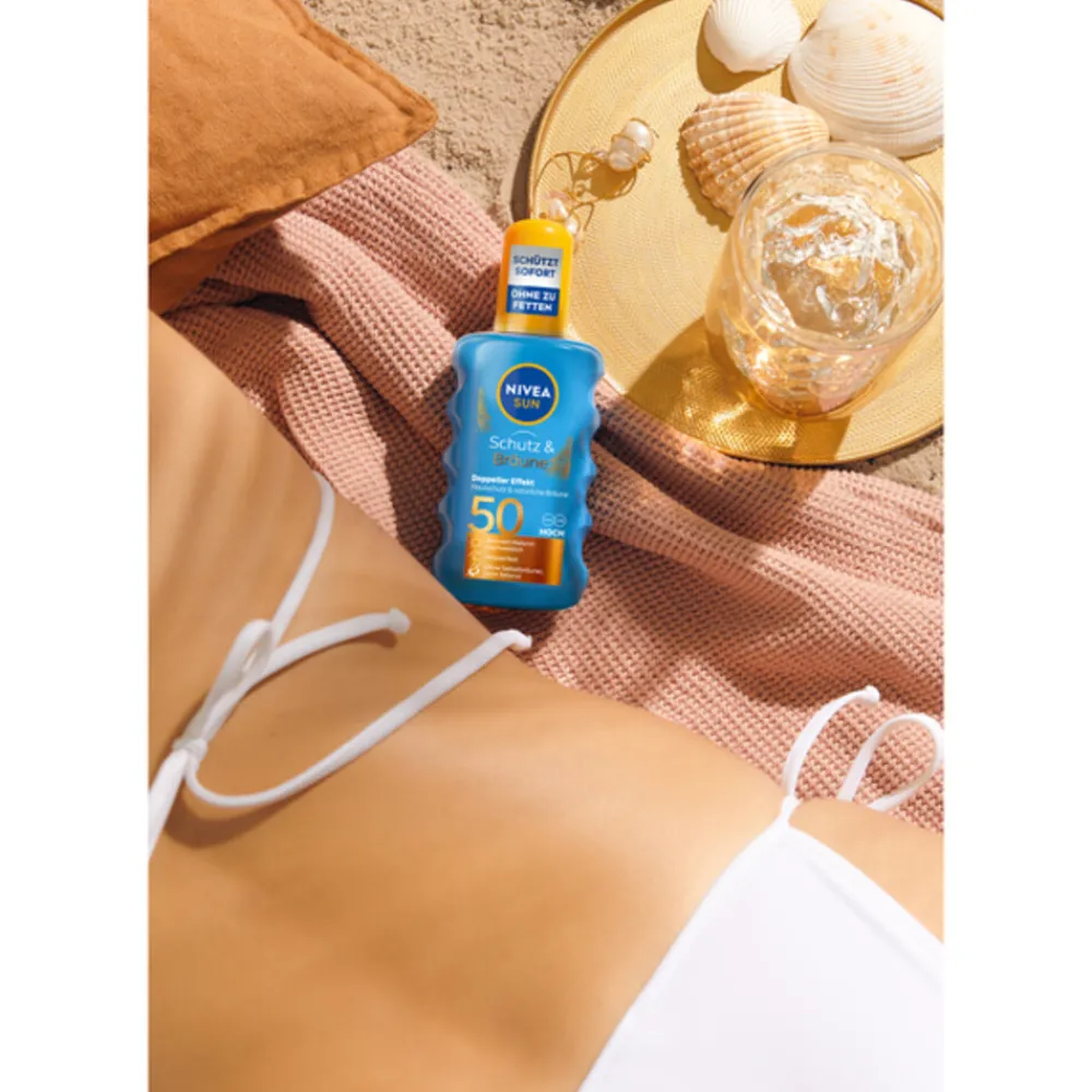6x Protect & Bronze Zonnespray SPF 50 200 ml^NIVEA Sun Clearance