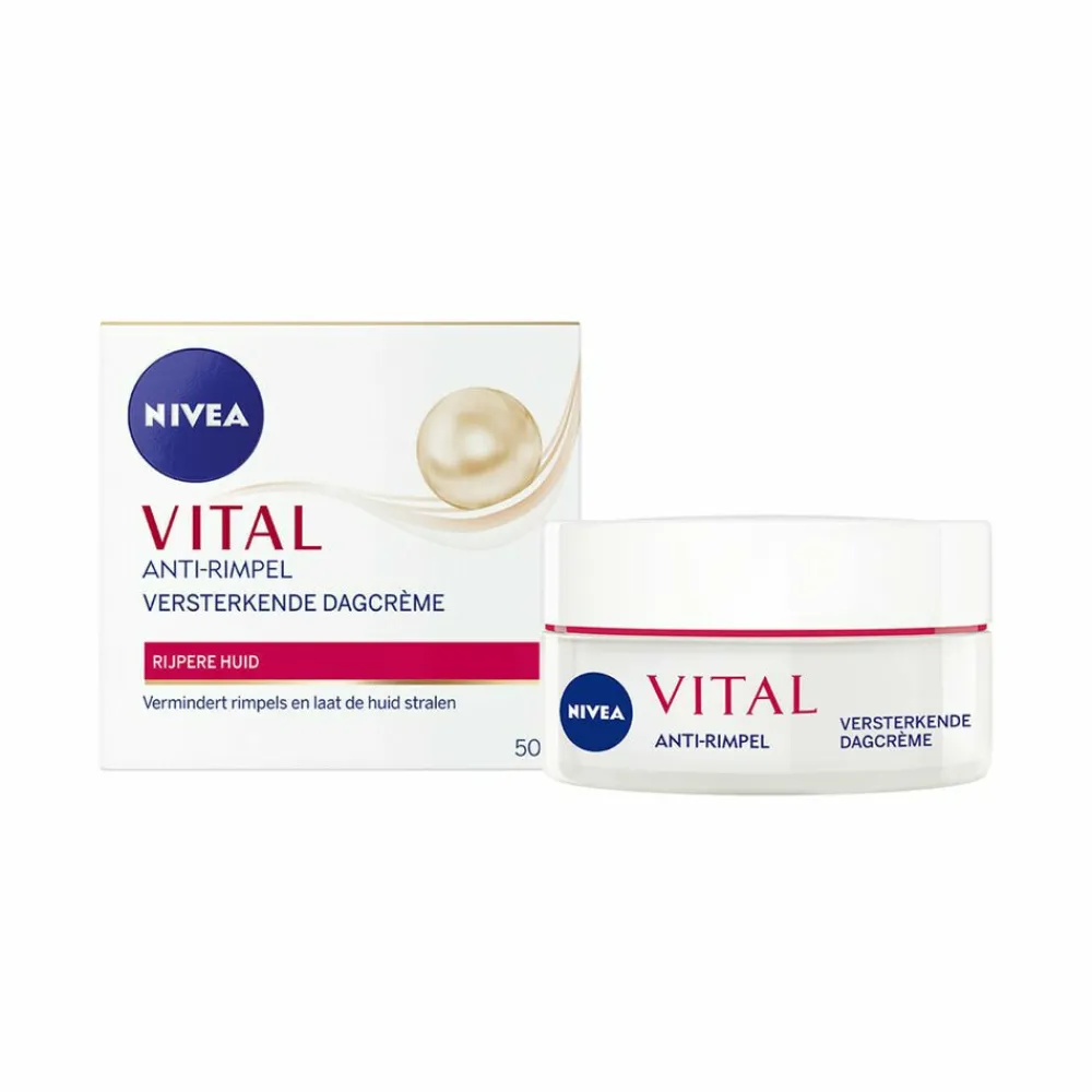 Dag- & Nachtcrème<NIVEA 3x Vital Dagcrème Anti-Rimpel Versterkend 50 ml