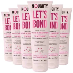 6x Let's Bond Repair Leave-in Treatment 125 ml^Noughty New