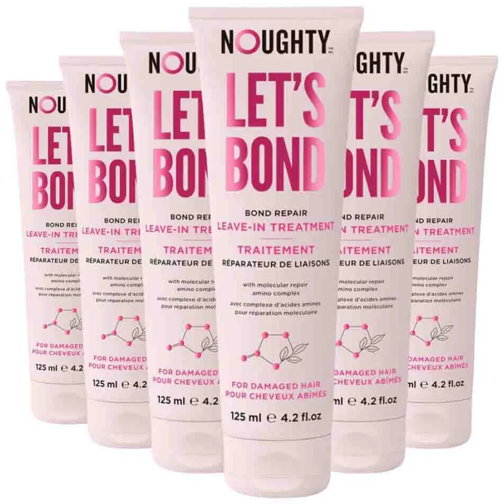 6x Let's Bond Repair Leave-in Treatment 125 ml^Noughty New