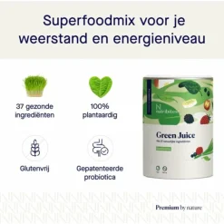 Hot 2x Green Juice Poeder 300 gr Superfoods