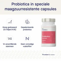 2x Probiotica 60 capsules^Nutribites Clearance