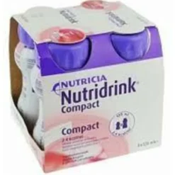 6x Compact Aardbei 4-Pack 125 ml^Nutridrink Online