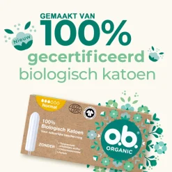 Intiemhygiëne<OB 3x Organic Cotton Normaal 16 stuks