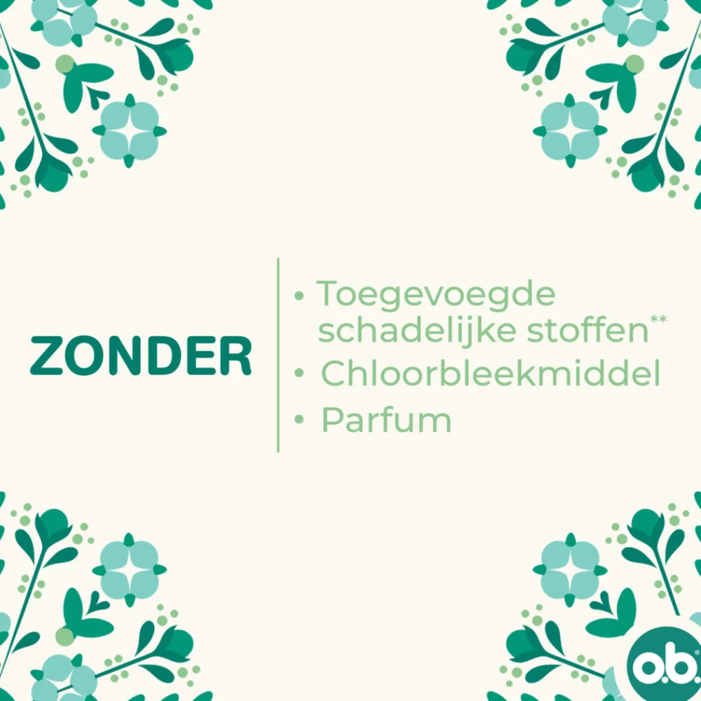 Intiemhygiëne<OB 3x Organic Cotton Normaal 16 stuks