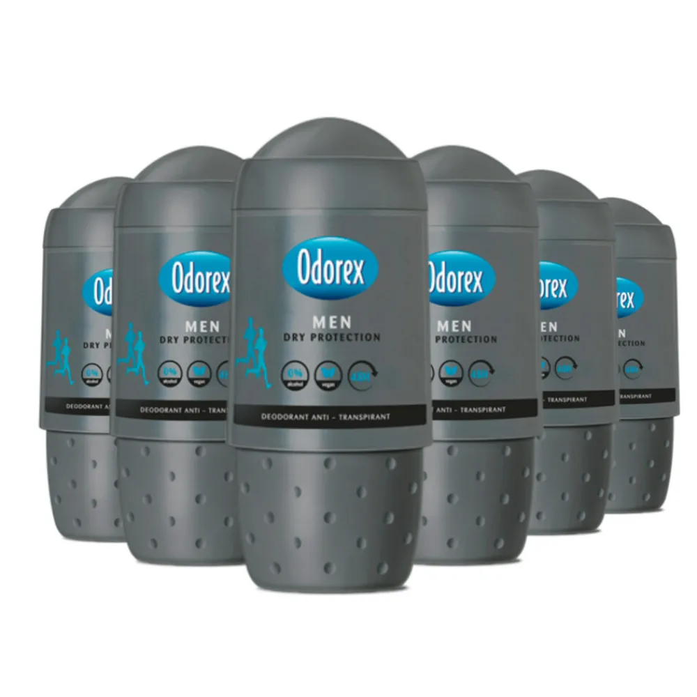 Deodorant<Odorex 6x Deodorant Roller For Men Dry Protection 50 ml